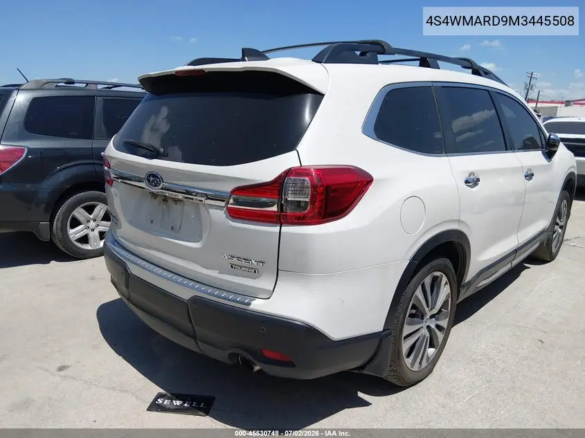 2021 Subaru Ascent Touring VIN: 4S4WMARD9M3445508 Lot: 45530748