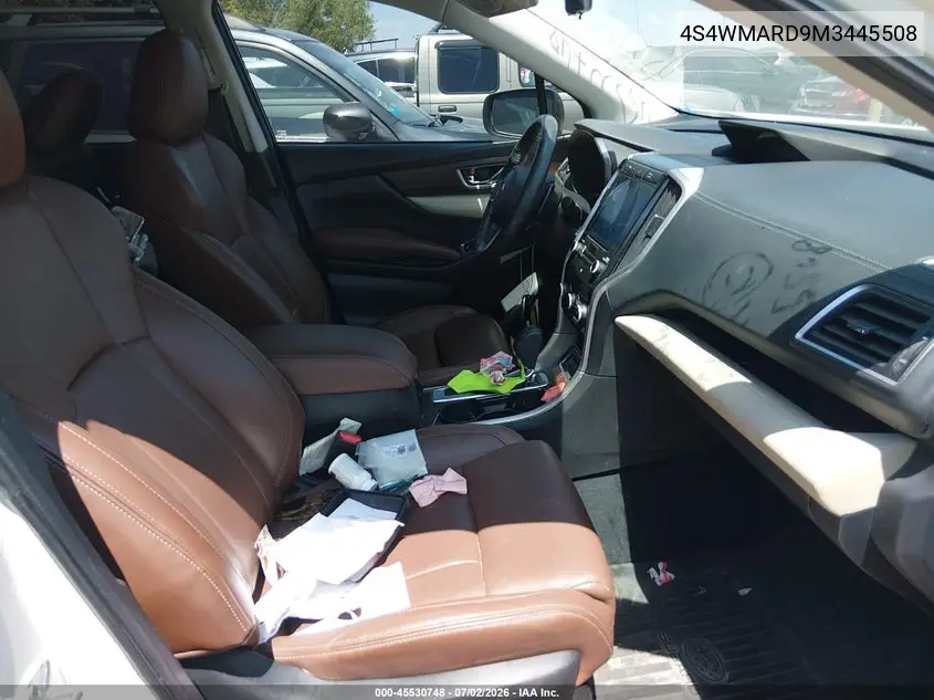 2021 Subaru Ascent Touring VIN: 4S4WMARD9M3445508 Lot: 45530748