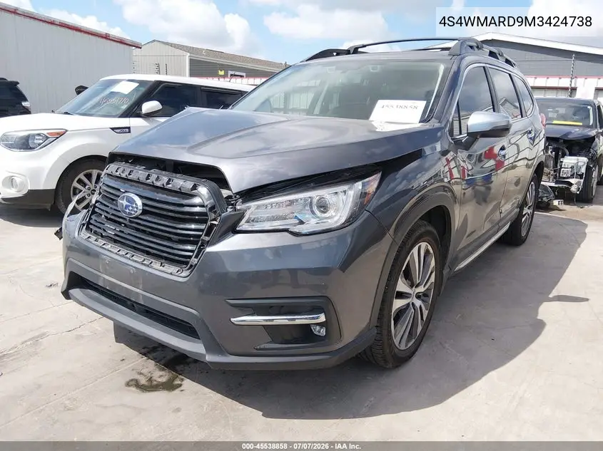 2021 Subaru Ascent Touring VIN: 4S4WMARD9M3424738 Lot: 45538858