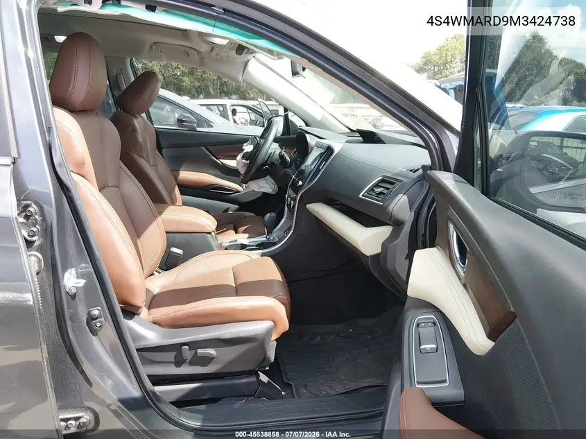 2021 Subaru Ascent Touring VIN: 4S4WMARD9M3424738 Lot: 45538858