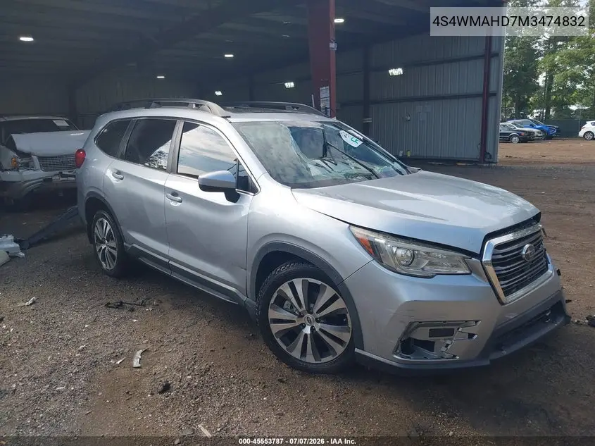 2021 Subaru Ascent Premium VIN: 4S4WMAHD7M3474832 Lot: 45553787