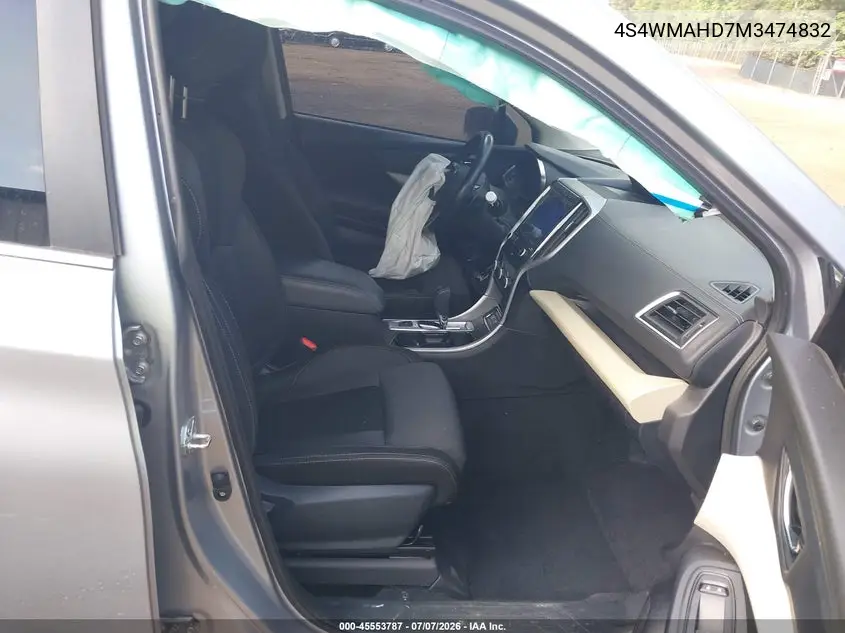 2021 Subaru Ascent Premium VIN: 4S4WMAHD7M3474832 Lot: 45553787