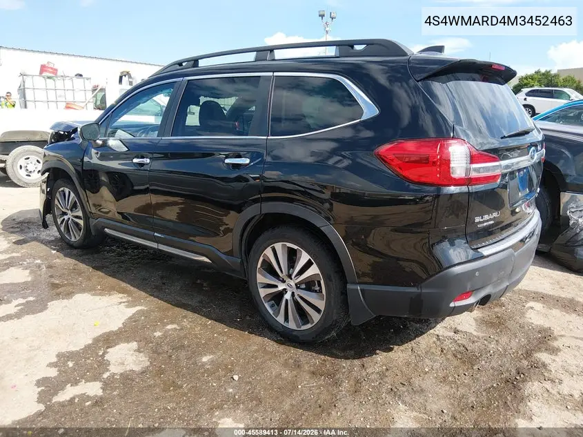 2021 Subaru Ascent Touring VIN: 4S4WMARD4M3452463 Lot: 45589413