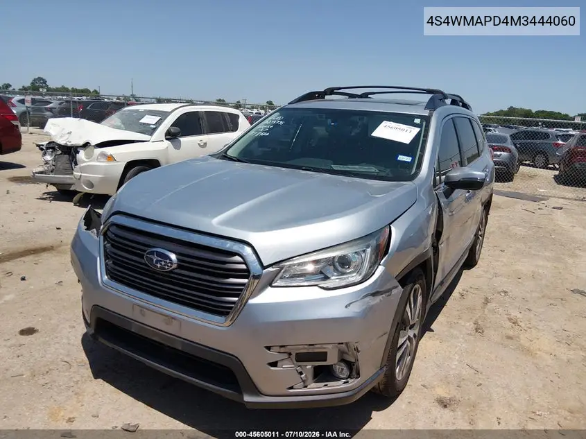 2021 Subaru Ascent Limited VIN: 4S4WMAPD4M3444060 Lot: 45605011