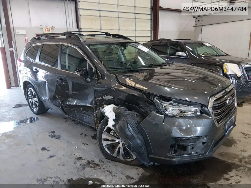 2021 Subaru Ascent Limited VIN: 4S4WMAPD6M3447784 Lot: 45607046