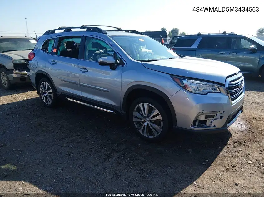 2021 Subaru Ascent Limited VIN: 4S4WMALD5M3434563 Lot: 45626515