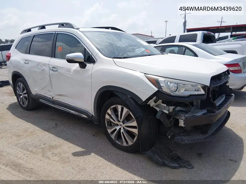 2021 Subaru Ascent Touring VIN: 4S4WMARD6M3439620 Lot: 45638822