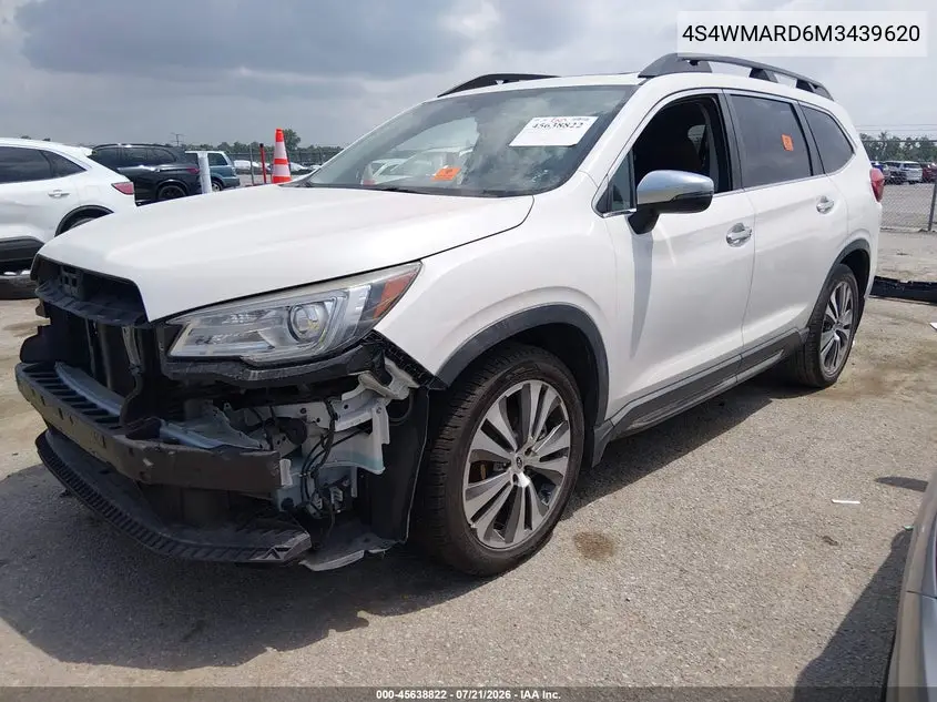 2021 Subaru Ascent Touring VIN: 4S4WMARD6M3439620 Lot: 45638822