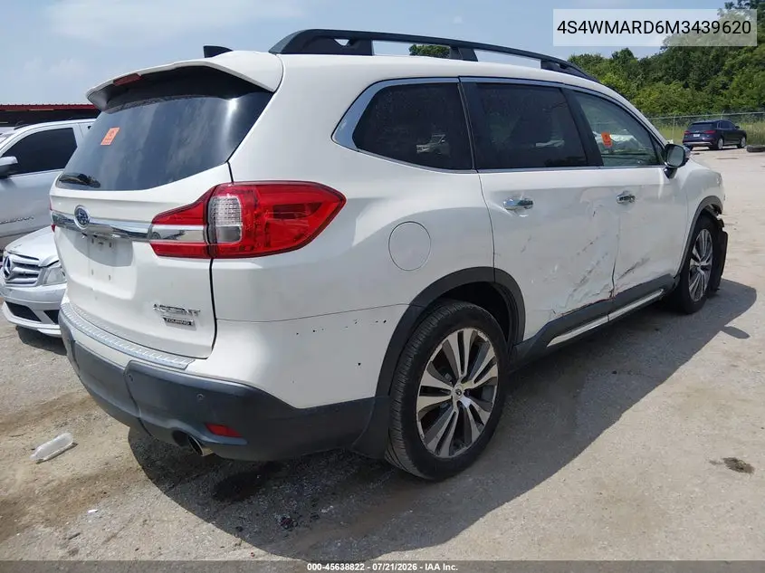 2021 Subaru Ascent Touring VIN: 4S4WMARD6M3439620 Lot: 45638822