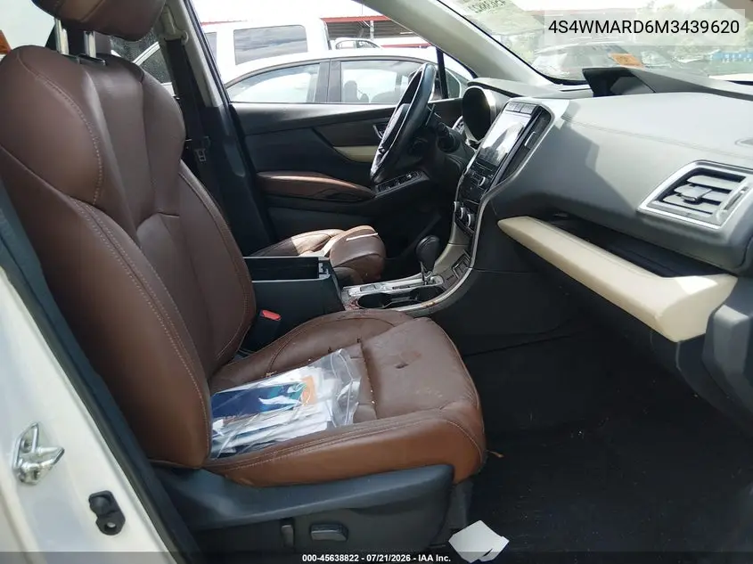 2021 Subaru Ascent Touring VIN: 4S4WMARD6M3439620 Lot: 45638822