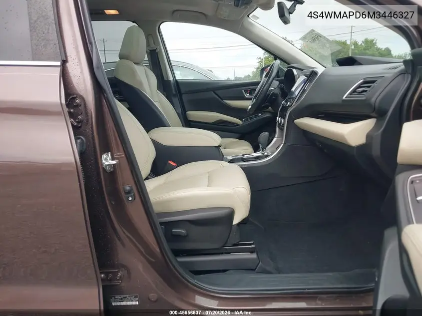 2021 Subaru Ascent Limited VIN: 4S4WMAPD6M3446327 Lot: 45656637