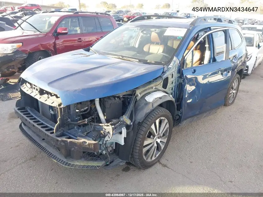 4S4WMARDXN3434647 2022 Subaru Ascent Touring