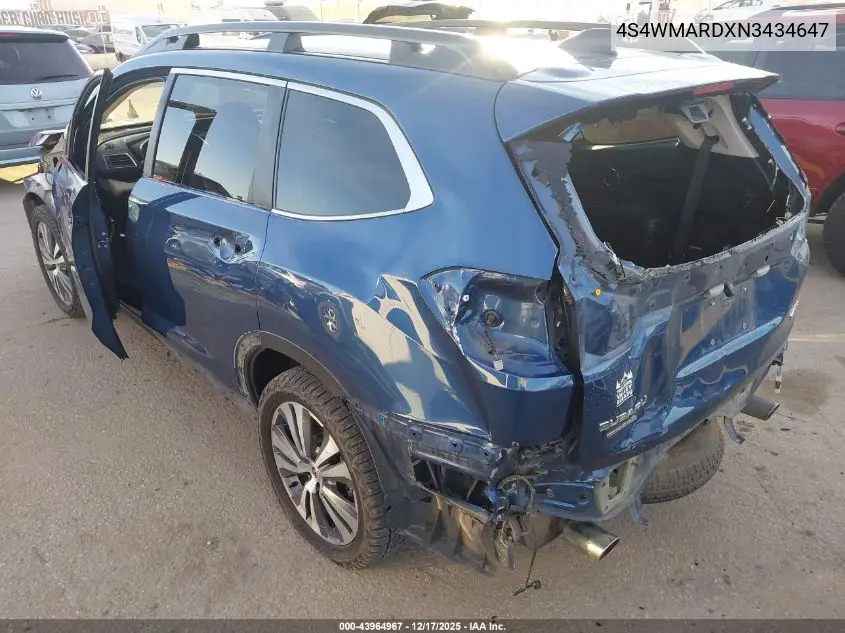 4S4WMARDXN3434647 2022 Subaru Ascent Touring