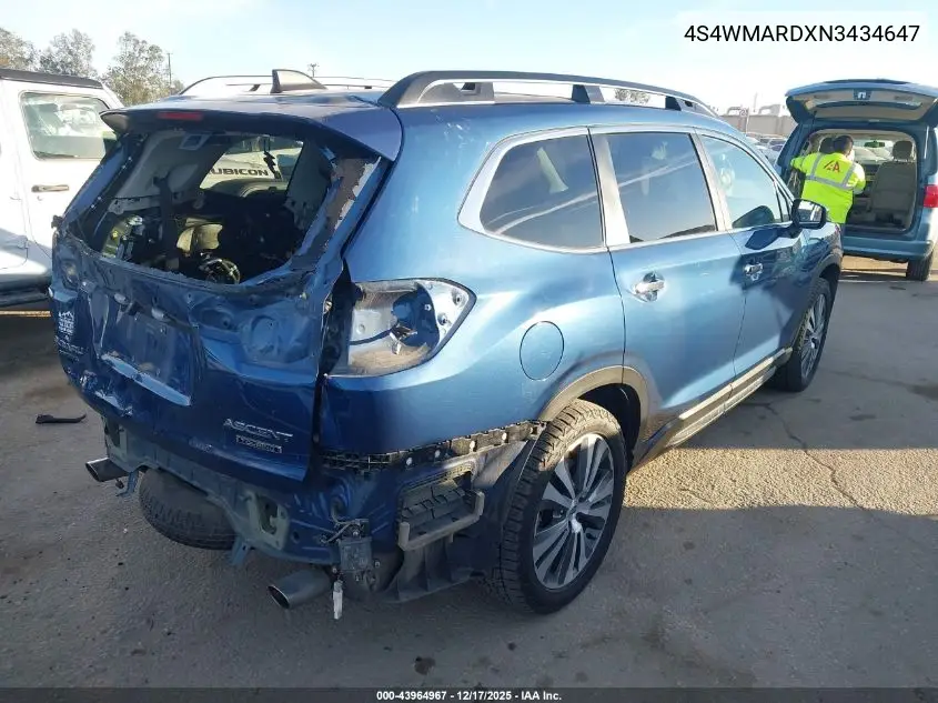 4S4WMARDXN3434647 2022 Subaru Ascent Touring