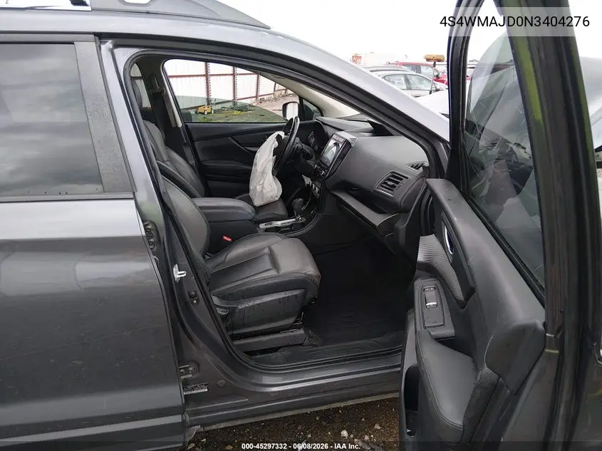 2022 Subaru Ascent Onyx Edition VIN: 4S4WMAJD0N3404276 Lot: 45297332