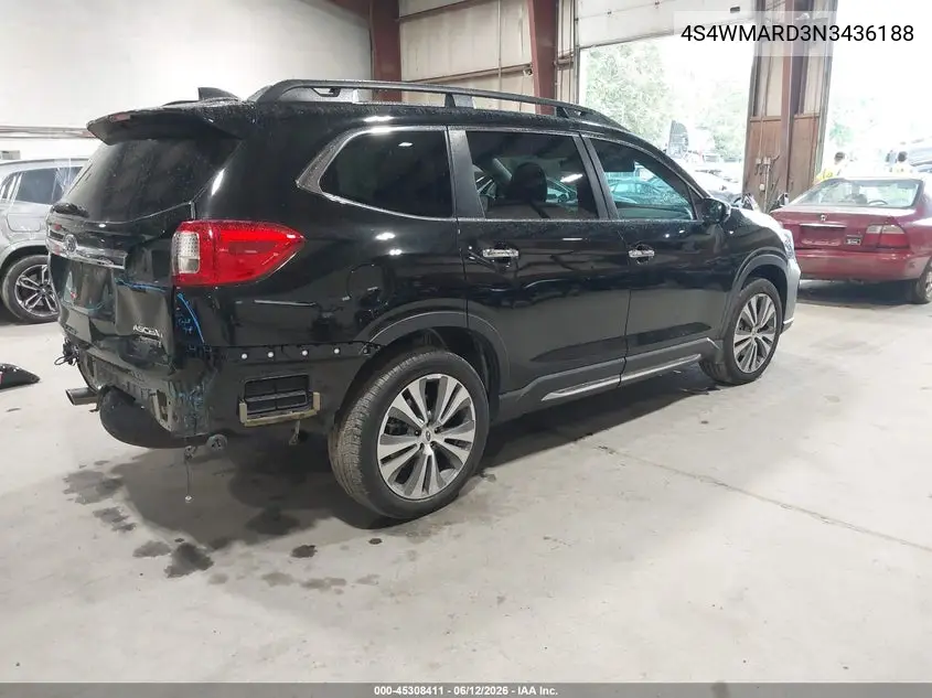 2022 Subaru Ascent Touring VIN: 4S4WMARD3N3436188 Lot: 45308411