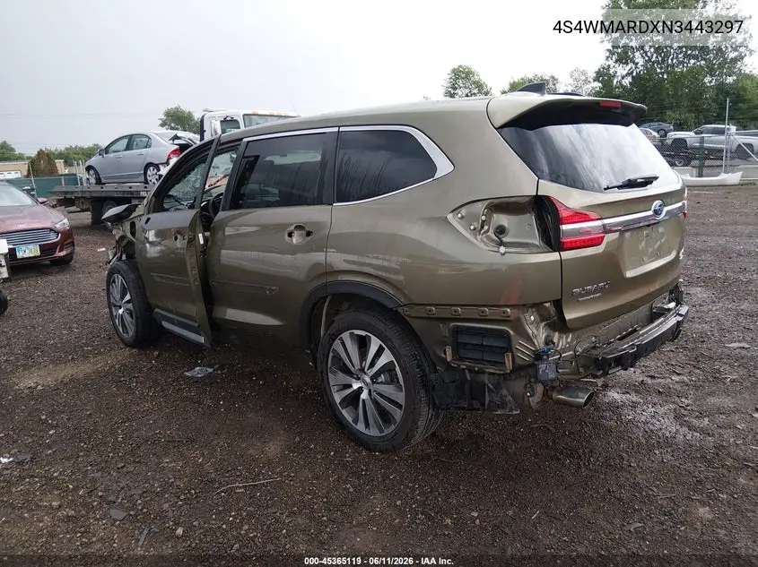 2022 Subaru Ascent Touring VIN: 4S4WMARDXN3443297 Lot: 45365119