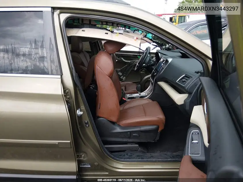 2022 Subaru Ascent Touring VIN: 4S4WMARDXN3443297 Lot: 45365119