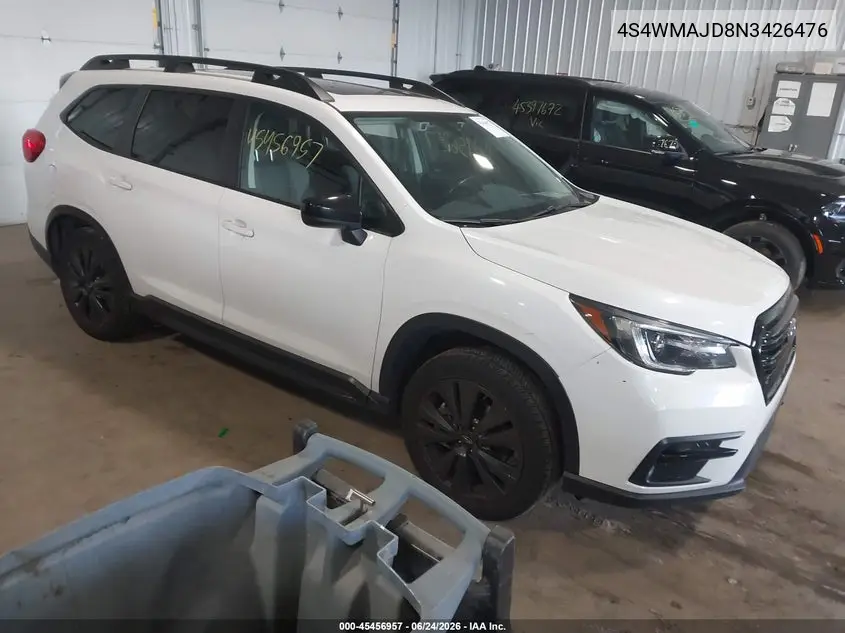 2022 Subaru Ascent Onyx Edition VIN: 4S4WMAJD8N3426476 Lot: 45456957