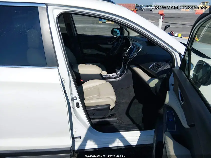 2022 Subaru Ascent Limited VIN: 4S4WMAMD0N3465588 Lot: 45614333