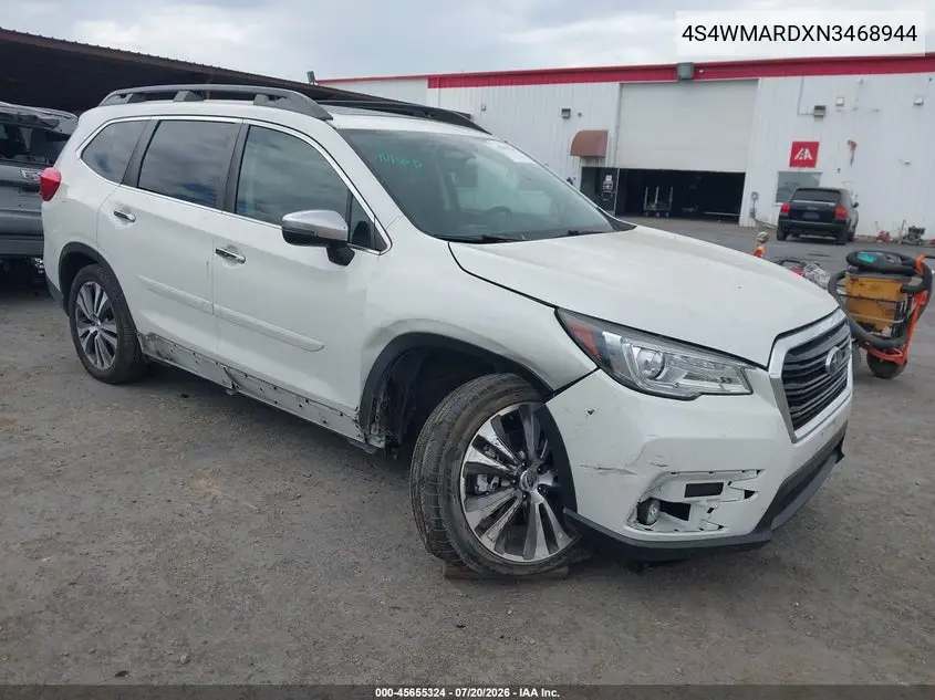 2022 Subaru Ascent Touring VIN: 4S4WMARDXN3468944 Lot: 45655324