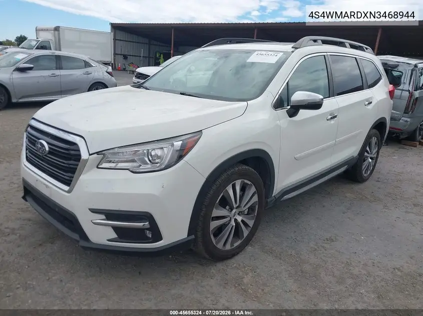 2022 Subaru Ascent Touring VIN: 4S4WMARDXN3468944 Lot: 45655324