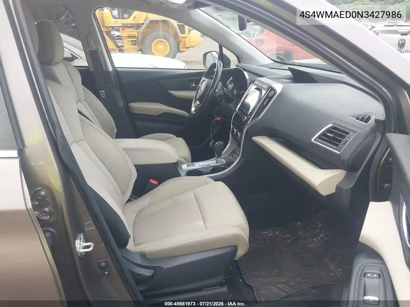 2022 Subaru Ascent Premium VIN: 4S4WMAED0N3427986 Lot: 45661973