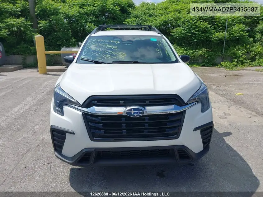 2023 Subaru Ascent VIN: 4S4WMAAD7P3435687 Lot: 12626888