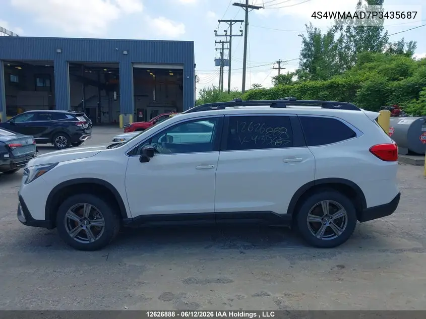 2023 Subaru Ascent VIN: 4S4WMAAD7P3435687 Lot: 12626888