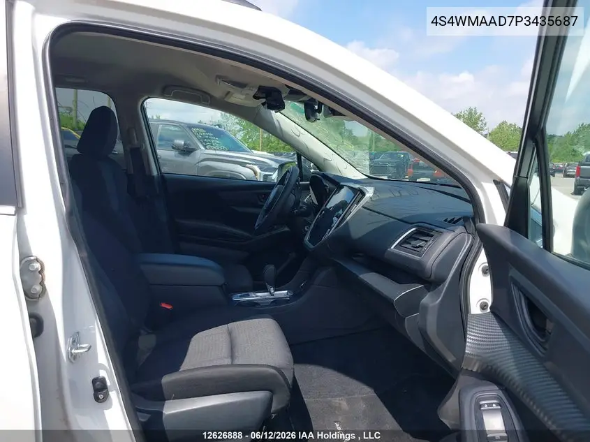 2023 Subaru Ascent VIN: 4S4WMAAD7P3435687 Lot: 12626888