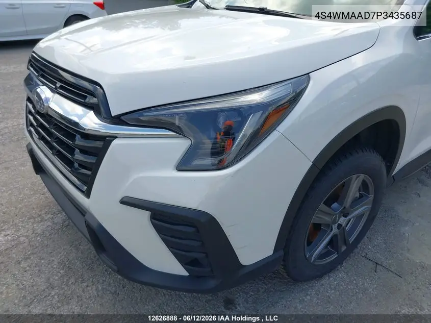 2023 Subaru Ascent VIN: 4S4WMAAD7P3435687 Lot: 12626888