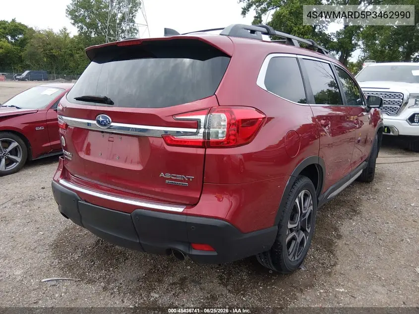 2023 Subaru Ascent Limited 8-Passenger VIN: 4S4WMARD5P3462990 Lot: 45436741