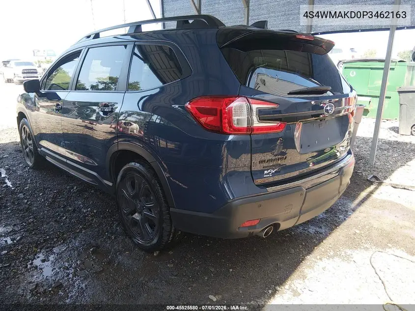 2023 Subaru Ascent Onyx Edition Limited 7-Passenger VIN: 4S4WMAKD0P3462163 Lot: 45525580