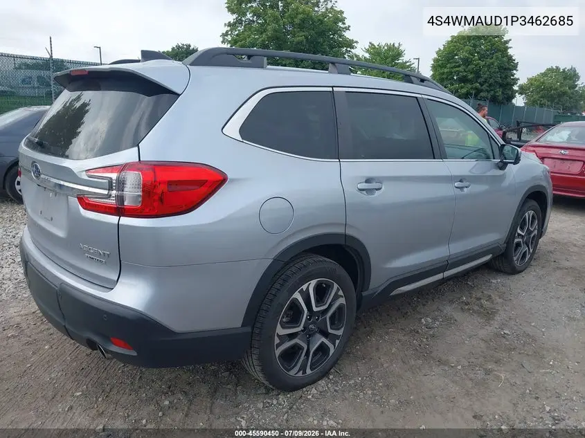 2023 Subaru Ascent Limited 7-Passenger VIN: 4S4WMAUD1P3462685 Lot: 45590450