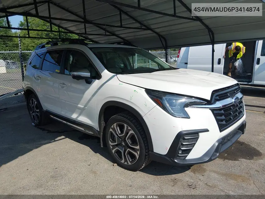 2023 Subaru Ascent Limited 7-Passenger VIN: 4S4WMAUD6P3414874 Lot: 45618003