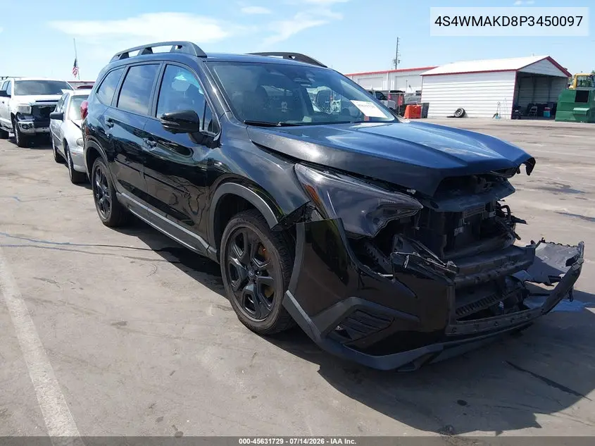 2023 Subaru Ascent Onyx Edition Limited 7-Passenger VIN: 4S4WMAKD8P3450097 Lot: 45631729