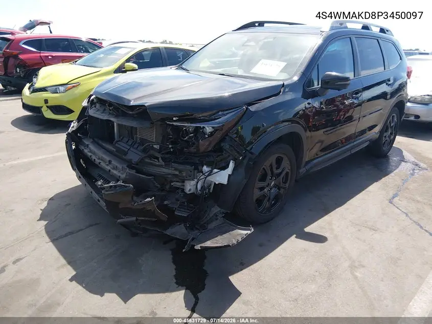 2023 Subaru Ascent Onyx Edition Limited 7-Passenger VIN: 4S4WMAKD8P3450097 Lot: 45631729