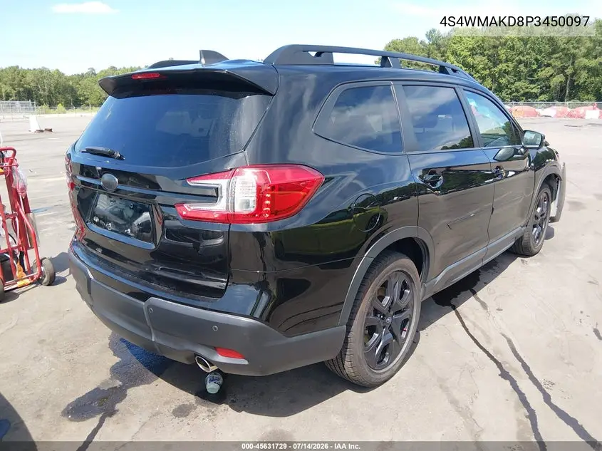 2023 Subaru Ascent Onyx Edition Limited 7-Passenger VIN: 4S4WMAKD8P3450097 Lot: 45631729