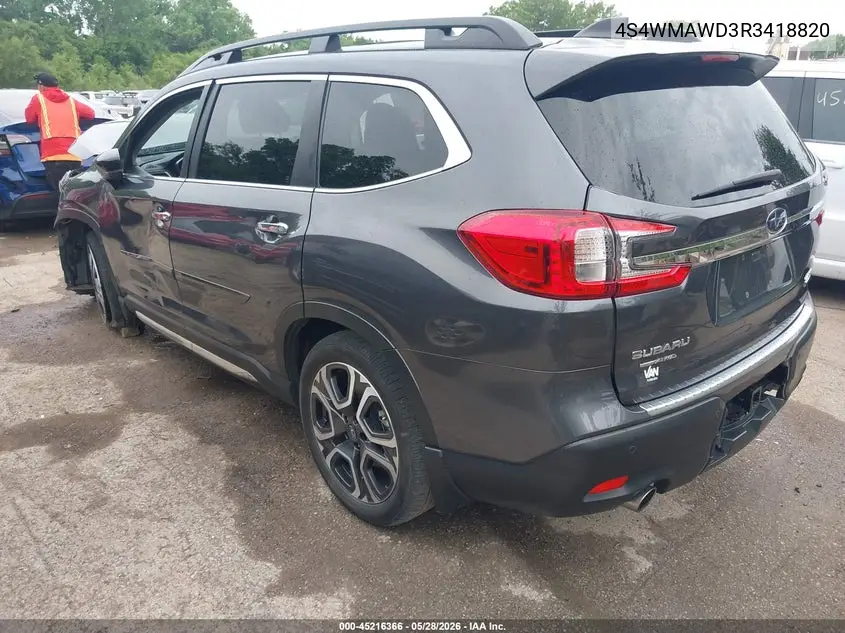 2024 Subaru Ascent Touring 7-Passenger VIN: 4S4WMAWD3R3418820 Lot: 45216366