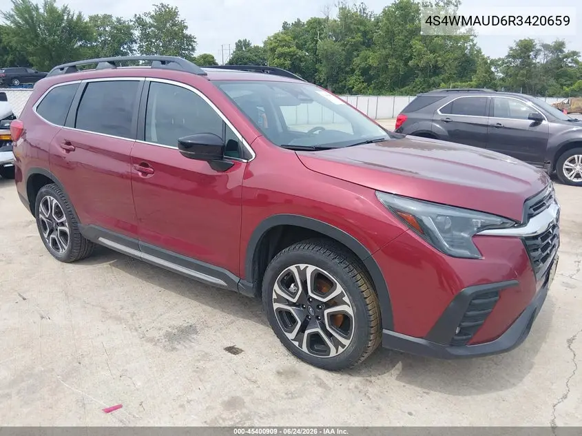 2024 Subaru Ascent Limited 7-Passenger VIN: 4S4WMAUD6R3420659 Lot: 45400909
