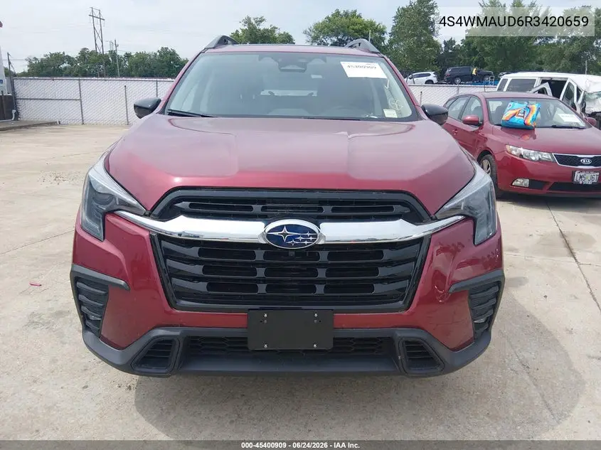 2024 Subaru Ascent Limited 7-Passenger VIN: 4S4WMAUD6R3420659 Lot: 45400909
