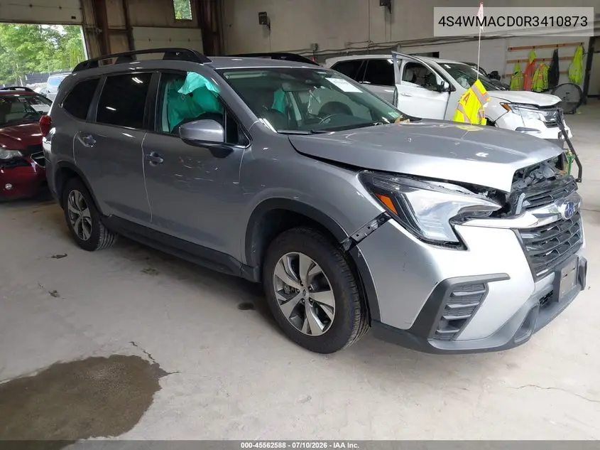 2024 Subaru Ascent Premium 8-Passenger VIN: 4S4WMACD0R3410873 Lot: 45562588