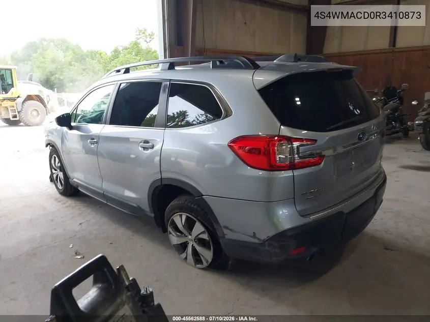 2024 Subaru Ascent Premium 8-Passenger VIN: 4S4WMACD0R3410873 Lot: 45562588
