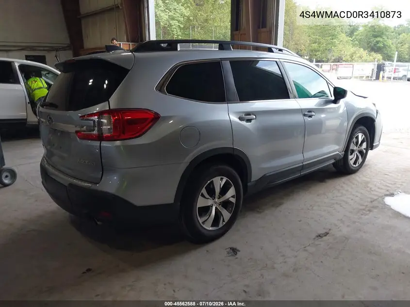 2024 Subaru Ascent Premium 8-Passenger VIN: 4S4WMACD0R3410873 Lot: 45562588