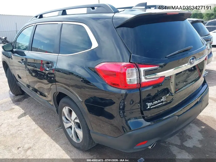 2025 Subaru Ascent Premium 8-Passenger VIN: 4S4WMAAD3S3427191 Lot: 45531473