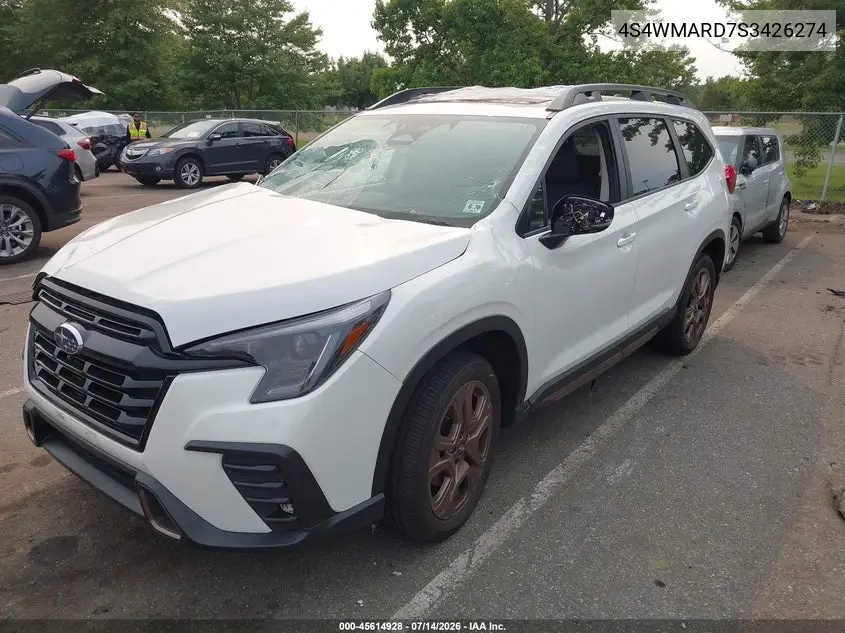 2025 Subaru Ascent Bronze Edition 7-Passenger VIN: 4S4WMARD7S3426274 Lot: 45614928