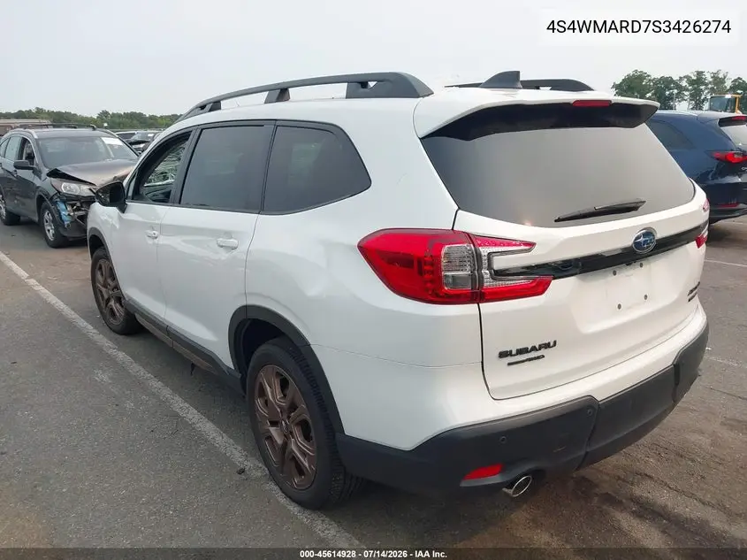 2025 Subaru Ascent Bronze Edition 7-Passenger VIN: 4S4WMARD7S3426274 Lot: 45614928