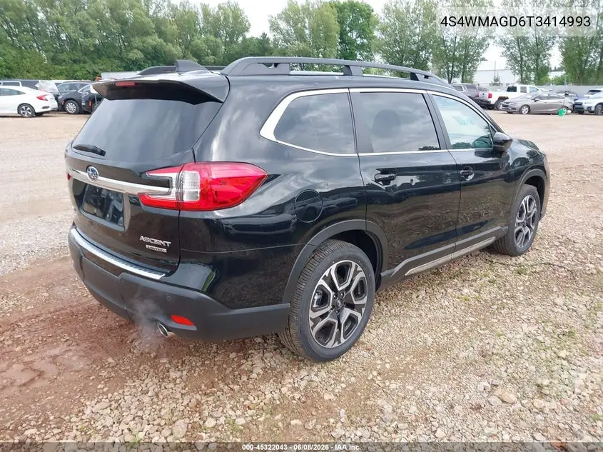 2026 Subaru Ascent Limited 7-Passenger VIN: 4S4WMAGD6T3414993 Lot: 45322043