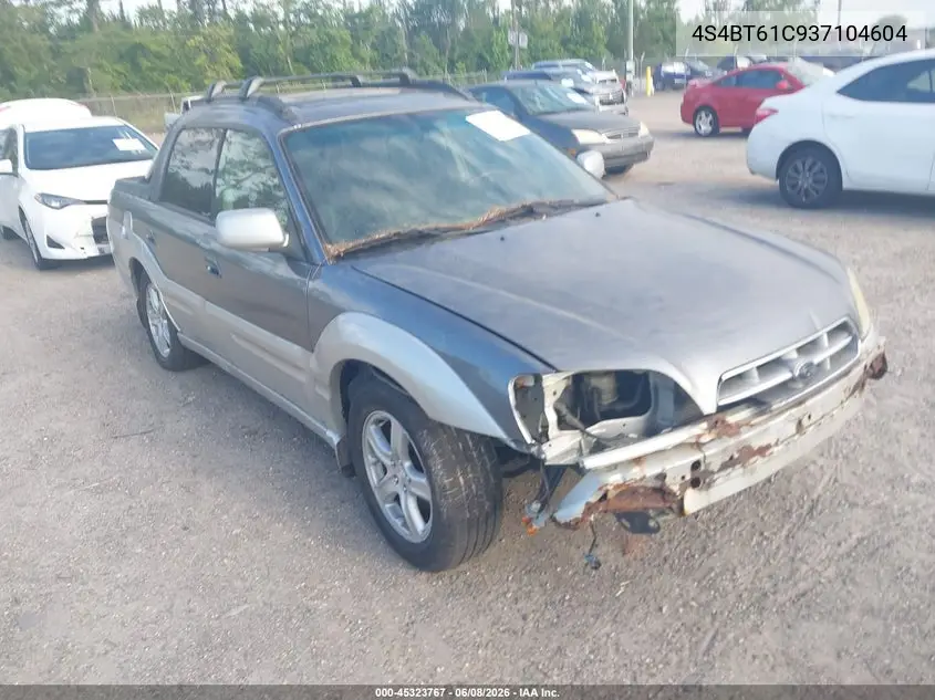 2003 Subaru Baja VIN: 4S4BT61C937104604 Lot: 45323767