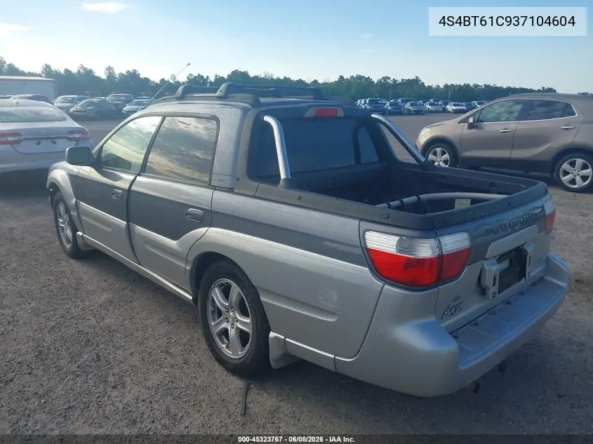 2003 Subaru Baja VIN: 4S4BT61C937104604 Lot: 45323767